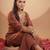 Women Ethnic Motifs Embroidered Regular Sequinned Kurta with Trousers
