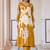 Women Floral Printed Regular Beads and Stones Kurta with Patiala