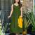 Women's Gorgeous Printed Flared Partywear Designer Rayon Slub Gown