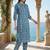 Women Printed Regular Pure Cotton Kurta with Trousers