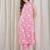 Women Floral Printed Cotton Kurta with Trousers