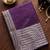 purple silk blend saree for women festive party wedding wear