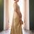 beige tissue silk blend saree for women festive party wedding wear