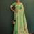 green tissue silk blend saree for women festive party wedding wear