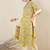 Floral Printed Pure Cotton V-Neck Straight Kurta with Trousers and Dupatta