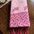 pink linen saree for women festive party wedding wear