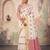 off white linen saree for women festive wedding wear