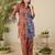 Floral Screen Printed Shirt Collar Pure Cotton Straight Kurta With Trousers