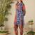 Floral Screen Printed Shirt Collar Pure Cotton Straight Kurta With Trousers