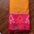 soft silk blend saree in yellow & rani pink women wedding wear