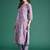 Women Floral Printed Regular Mirror Work Kurta with Trousers & With Dupatta