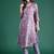 Women Floral Printed Regular Mirror Work Kurta with Trousers & With Dupatta