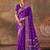 purple soft silk blend saree for women | festive, wedding & party ethnic wear