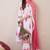 Floral Printed Round Neck Pure Cotton Straight Kurta With Trousers & Dupatta