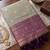 beige & purple premium cotton blend saree for women | festive, party & ethnic wear