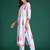 Floral Printed Sequinned Pure Cotton Kurta with Trousers & With Dupatta