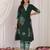 Women Floral Printed Regular Pure Cotton Kurta with Trousers
