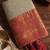 beige & maroon premium cotton blend saree for women | festive, party & ethnic wear