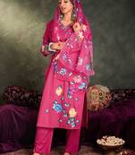 Women Floral Embroidered Regular Thread Work Pure Cotton Kurta