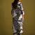 Floral Printed V-Neck Straight Kurta With Trousers