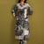 Floral Printed V-Neck Straight Kurta With Trousers