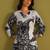 Floral Printed V-Neck Straight Kurta With Trousers