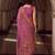 purple floral embroidered tissue silk blend saree | women elegant evening & party wear drape