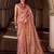 rose pink premium tissue silk blend saree | festive embroidered ethnic wear for modern women