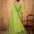 light green breathable cotton blend saree | vibrant party & festive ethnic wear
