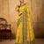 mustard yellow everyday cotton blend saree for women | auspicious festive drape