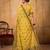 mustard yellow everyday cotton blend saree for women | auspicious festive drape