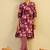 Floral Printed V-Neck Pure Cotton A-Line Kurta with Trouser