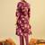 Floral Printed V-Neck Pure Cotton A-Line Kurta with Trouser