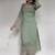 Embroidery Faux Georgette Fabric Straight Kurta Pant and Dupatta Set