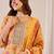 Women Floral Printed Regular Thread Work Kurta with Trousers & With Dupatta