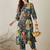 Women Floral Printed Regular Pure Cotton Kurta with Trousers