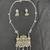Traditional Oxidised Silver Temple Necklace Set with Jhumka Earrings, Navratri Jewelry Set for Women