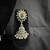 Traditional Oxidised Silver Temple Necklace Set with Jhumka Earrings, Navratri Jewelry Set for Women