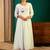 Women's Beautiful Embroidery Work Georgette Fabric Flared Kurta Pant and Dupatta Set