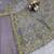 lavender Embroidery Sequins With Cancan Net Lehenga Choli Set