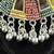 Oxidised Silver Multicolor Dancing Girl Earrings for Women, Earrings for Navratri Garba Festival