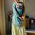Women's Beautiful Embroidery Work Satin Silk Fabric Straight Kurta Gharara and Dupatta Set