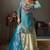 Women's Beautiful Embroidery Work Satin Silk Fabric Straight Kurta Gharara and Dupatta Set