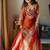Embroidery Satin Silk Fabric Straight Kurta Gharara and Dupatta Set