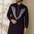 Wine premium embroidered lachka kurta pant set