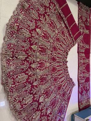 Rani Pink Embroidery Sequins with Can-Can Net Lehenga Choli Set 2