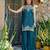 Embroidery Fandy Satin Fabric Straight Kurta Palazzo and Dupatta Set