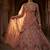 onion pink Embroidery Sequins With Cancan silk blend Lehenga Choli Set