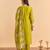 Embroidery Silk Blend Fabric Straight Kurta Pant and Dupatta Set