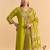 Embroidery Silk Blend Fabric Straight Kurta Pant and Dupatta Set